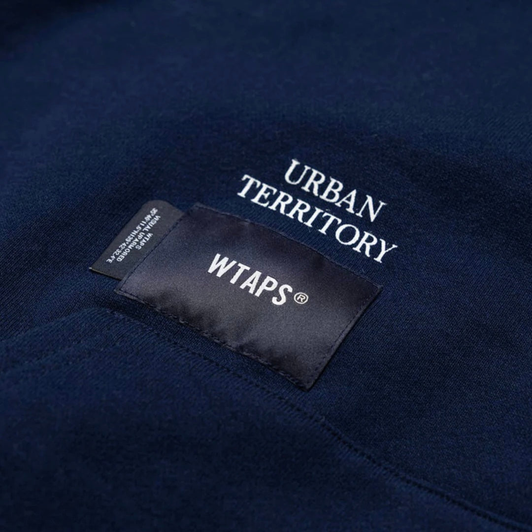 Wtaps Crossbones Hoodie Navy 222ATDT-HPM03S