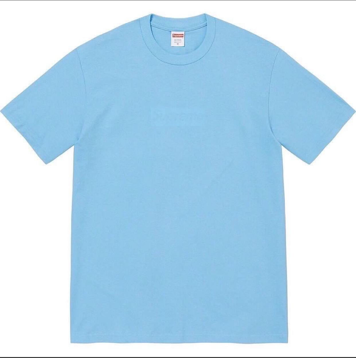Supreme Tonal Box Logo Tee Black Navy