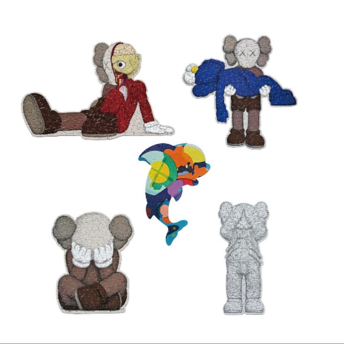KAWS Tokyo First Jigsaw Puzzle Set (100 - 1000 Pieces Each)