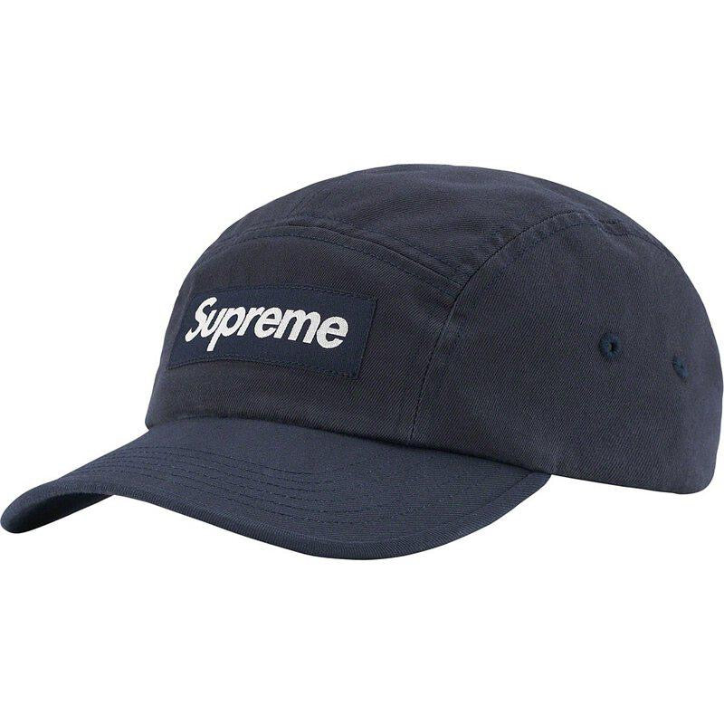 Supreme Washed Chino Twill Camp Cap Navy