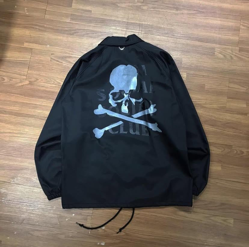 Anti Social Social Club ASSC x Mastermind Japan MMJ Get Weird Coach Jacket Black World MMW