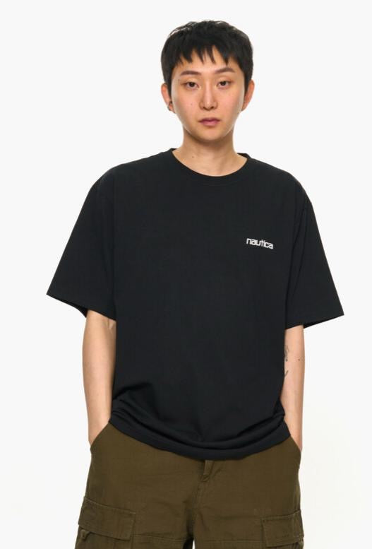 Nautica KR Essentials Basic Pack Tee (Set of 2) Black White