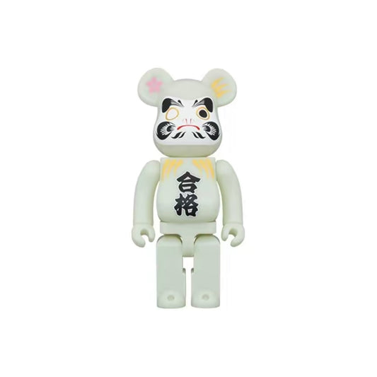 Medicom Toy Bearbrick Daruma 達磨 合格 蓄光 100% 400% Be@rbrick Goukaku G.I.D Pass