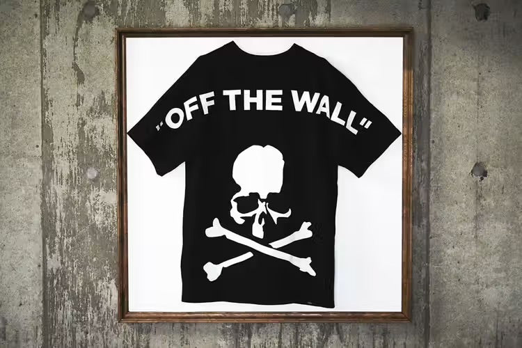 Mastermind Japan MMJ x Vans “OFF THE WALL” Tee SS Black Mastermind World MMW