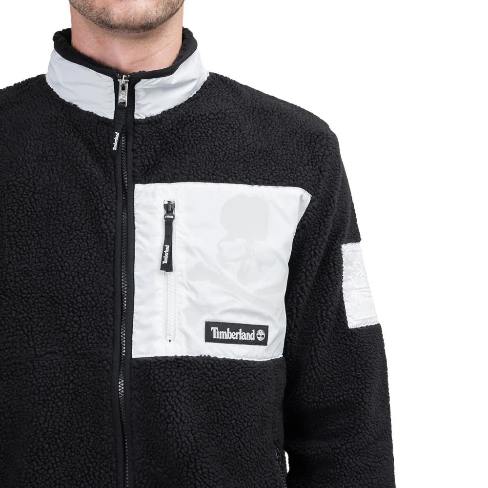 Mastermind World x Timberland Sherpa Fleece Jacket Black White Japan MMW MMJ