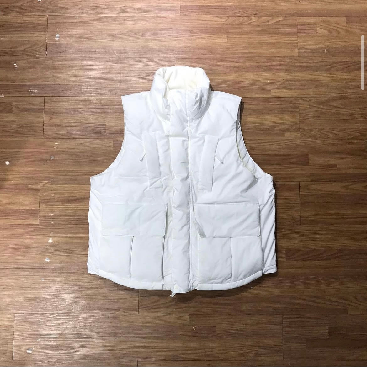 NORLN Military Plaid Puffy Vest 鴨毛羽絨混棉馬甲背心外套