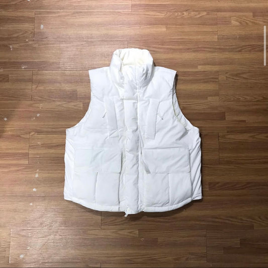 NORLN Military Plaid Puffy Vest 鴨毛羽絨混棉馬甲背心外套