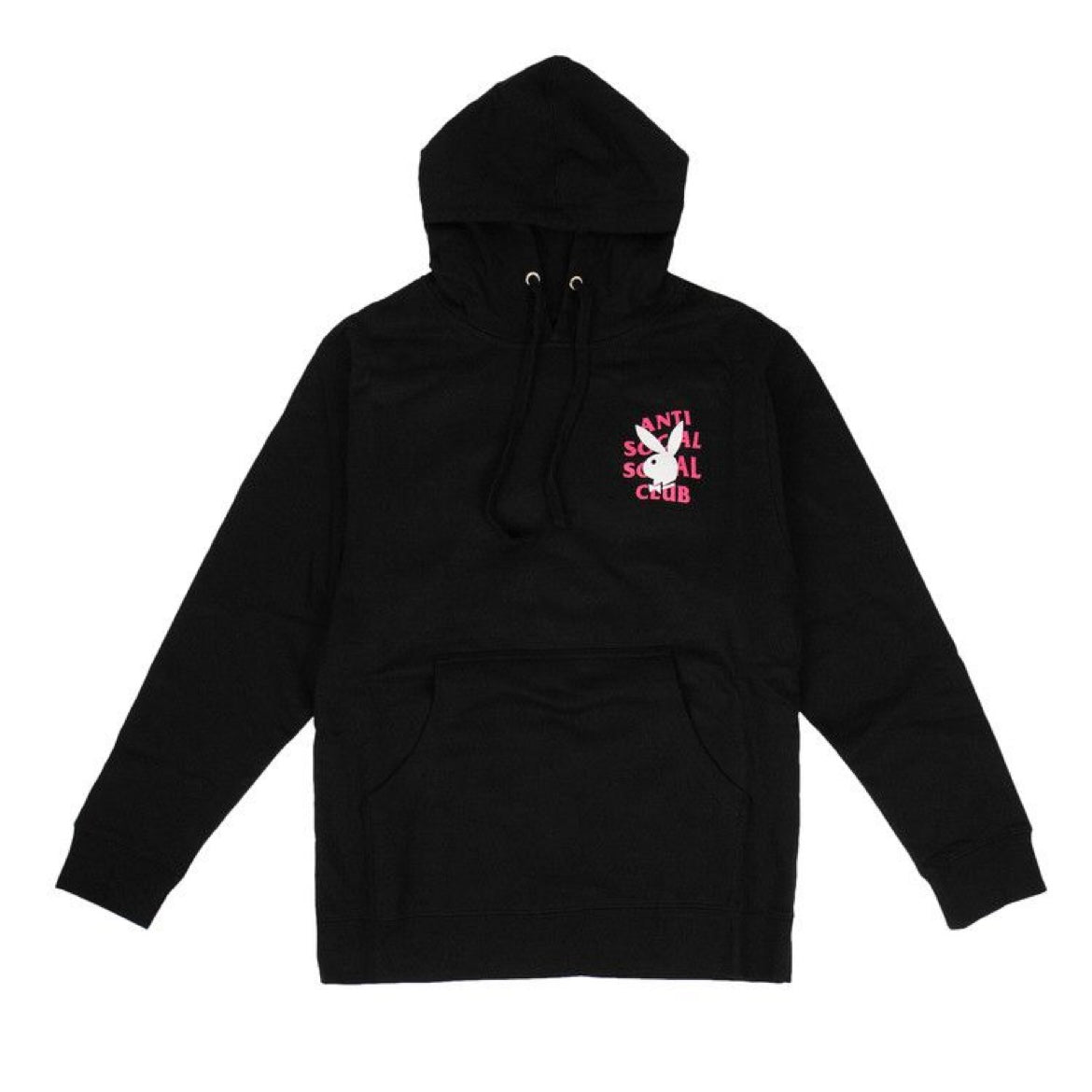 Anti Social Social Club ASSC x Playboy Remix Hooded Sweatshirt Hoodie Black 黑色