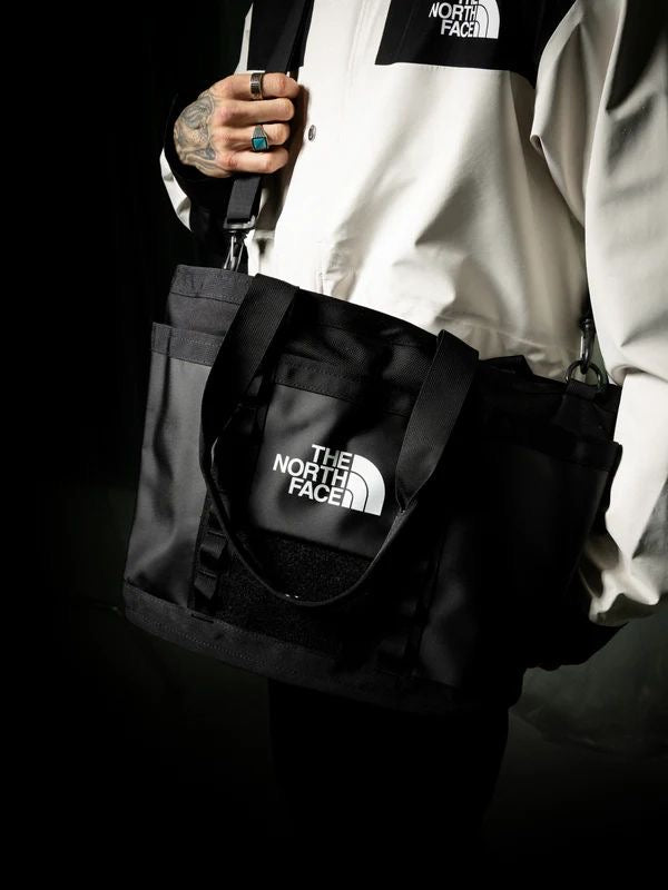 The North Face TNF Explorer Utility Tote Bag Yellow NF0A3KZUZU3 Black NF0A3KZUKY4