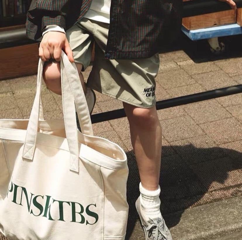 Pin Sktbs Big Tote Bag Natural