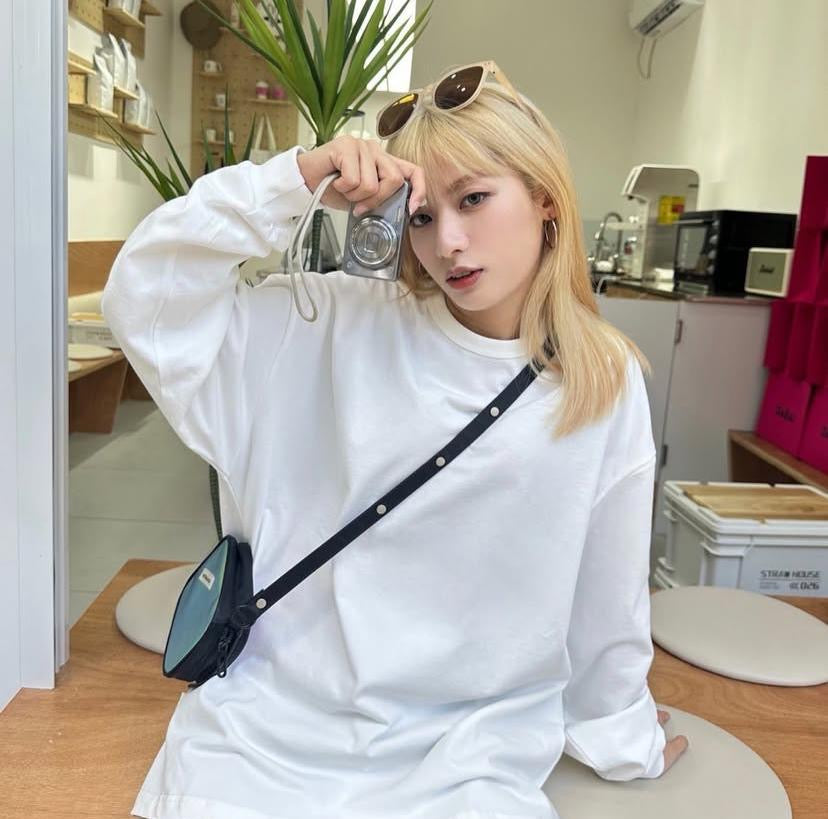 Pin Sktbs Basic Pocket LS Tee Green White