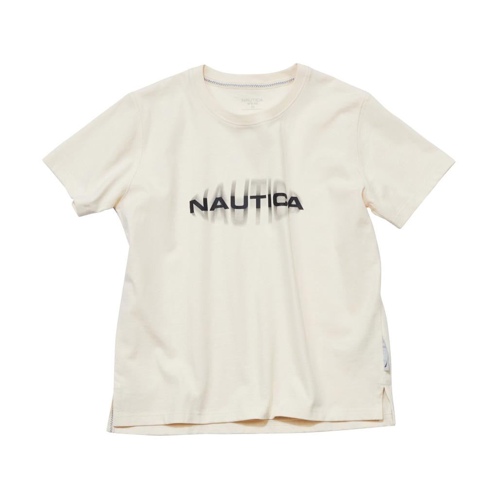 Preorder 預訂 Nautica KR Motion Logo Tee SS Black Blue Cream