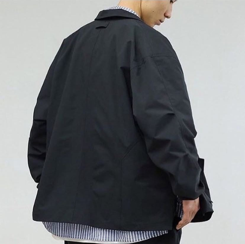 Pin Sktbs 22AW Waterproof Zip Pocket Blazer Black
