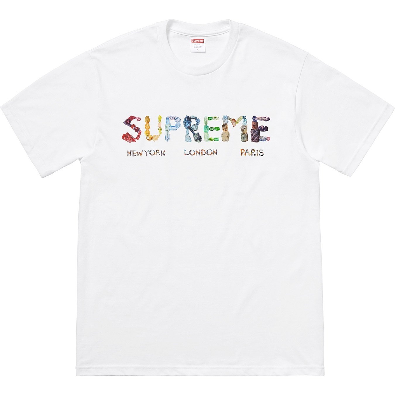 Supreme SS18 Rocks Tee (Crystals Tee)
