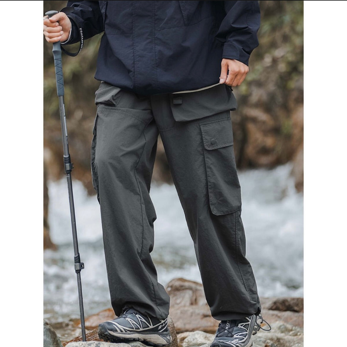 Preorder 預訂 OutWild Waterproof Trail Pant Black Grey 防潑水戶外長褲 黑色 灰色