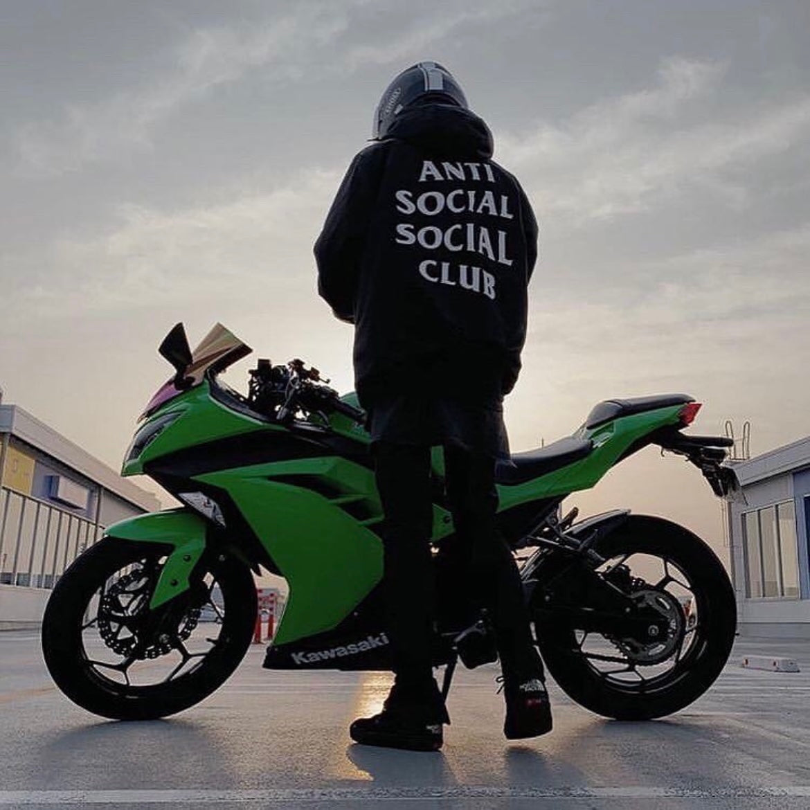 Anti Social Social Club ASSC Logo 2 Hooded Sweatshirt Mind Game Hoodie