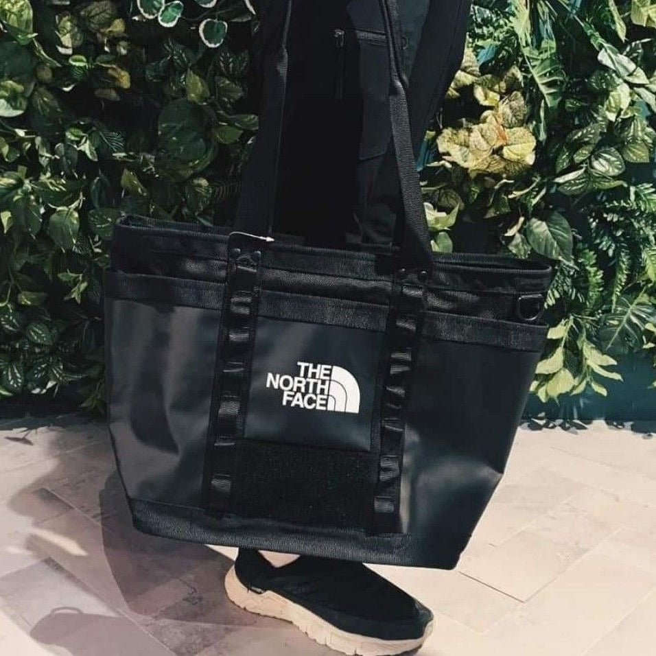 The North Face TNF Explorer Utility Tote Bag Yellow NF0A3KZUZU3 Black NF0A3KZUKY4