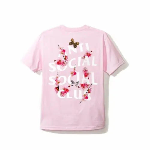 Anti Social Social Club ASSC x Kkoch Tee Pink 桃花