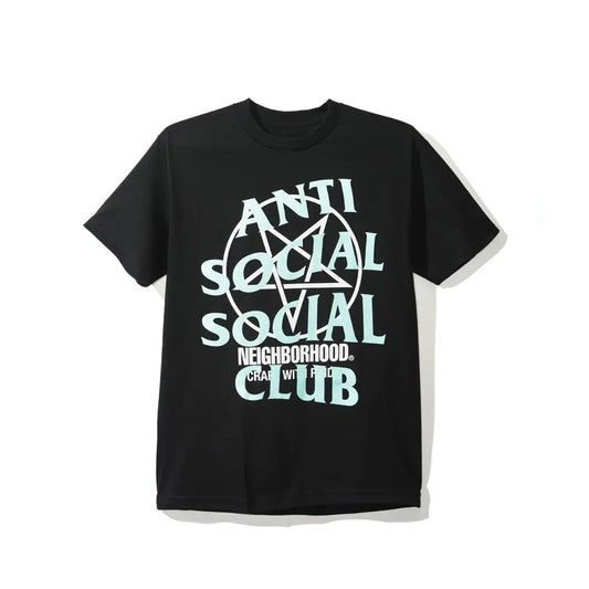 Anti Social Social Club ASSC x Neighborhood NBHD Filth Fury Tee Black (Made In USA)