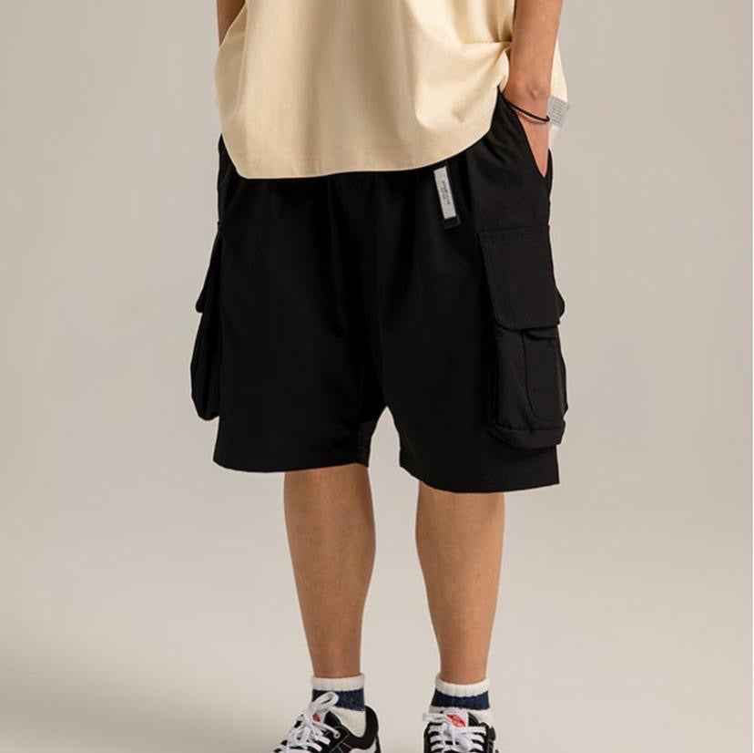 Pin Sktbs Outdoor Pocket Shorts Ash Grey Black