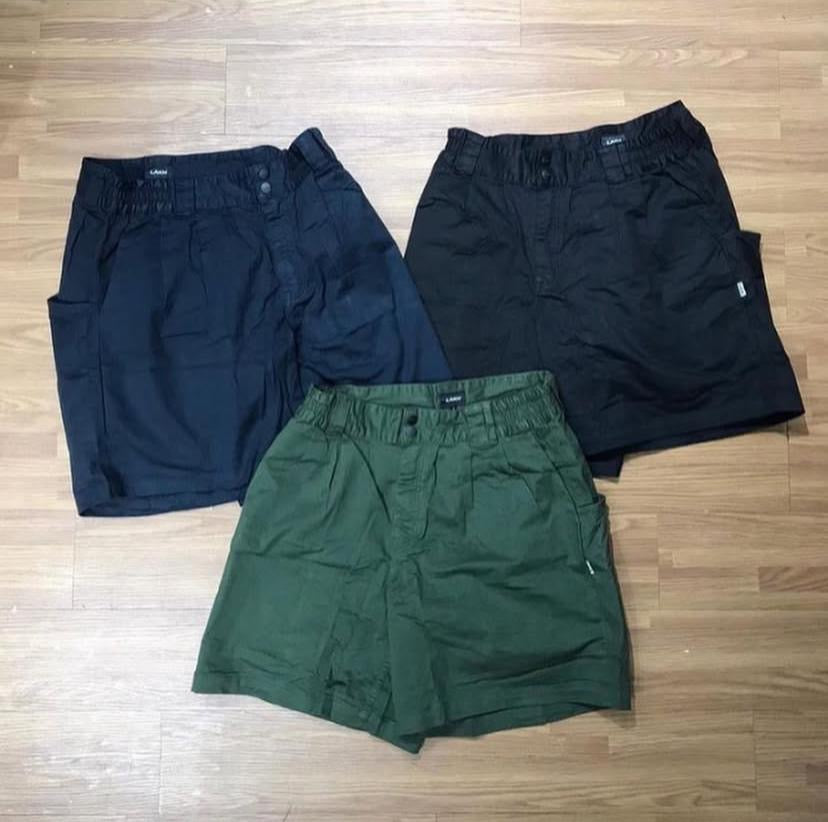 LAKH Supply Wide Cut 1/2 Chino Pants Black Navy Olive 黑色 深藍 綠色