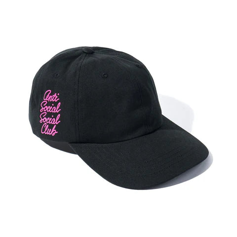 Anti Social Social Club ASSC Options Wired Cap Black Hot Pink
