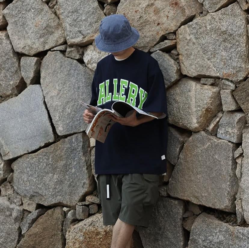 Pin Sktbs Gallery Printed Tee Black Grey Navy