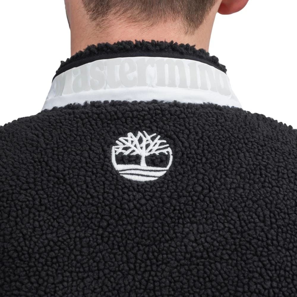 Mastermind World x Timberland Sherpa Fleece Jacket Black White Japan MMW MMJ