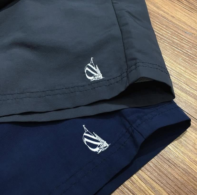 Nautica JP Re-Nylon Waterproof Beach Shorts Black Navy