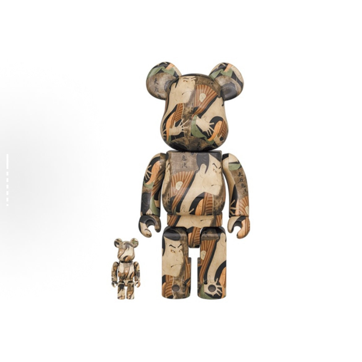 Medicom Toy Bearbrick 東洲斎写楽 「三代目大谷鬼次の奴江戸兵衛」100% & 400% 1000% Be@rbrick