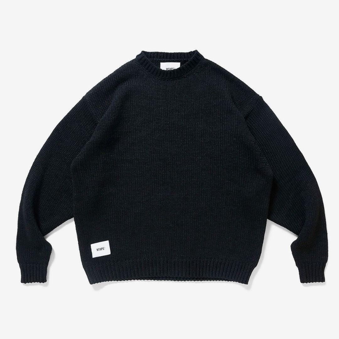 Wtaps Armt / Sweater / Poly. X3.0 Black 222MADT-KNM02