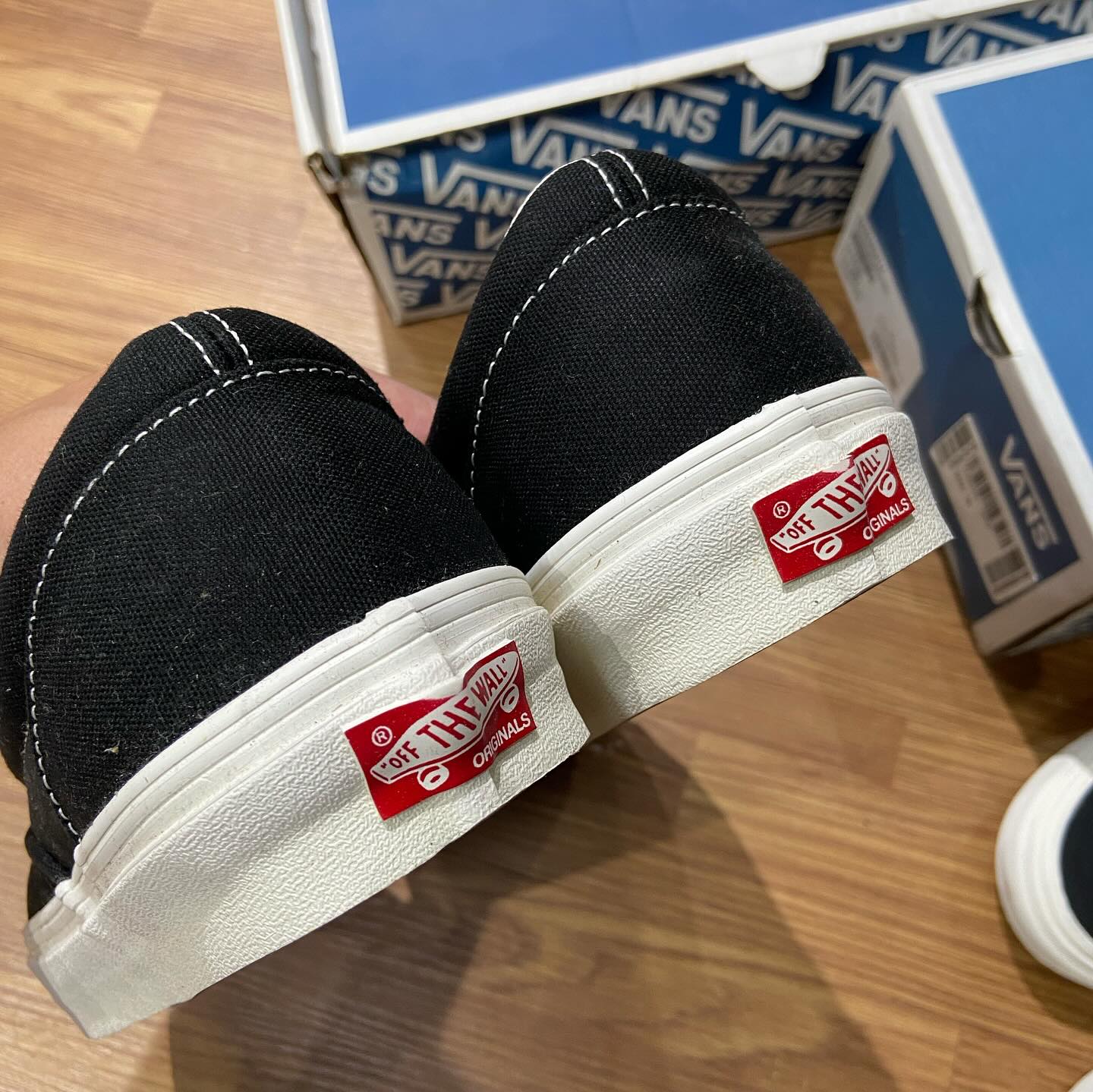 Vans OG Classic Slip On Black VN000UDF3SY 黑白