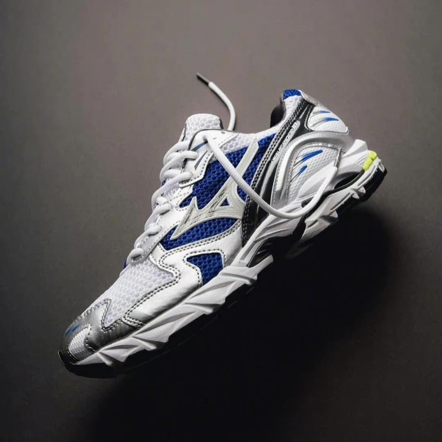 Mizuno Wave Rider 10 White Blue D1GA210406