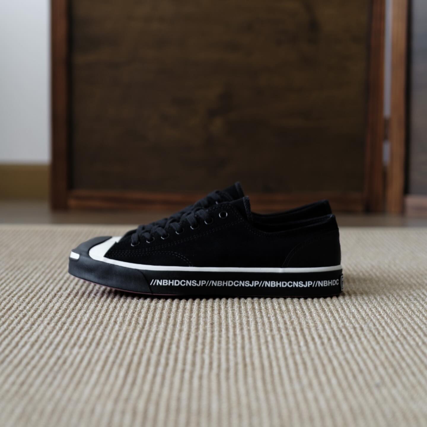 Neighborhood NBHD x Converse Jack Purcell "抵抗" Black 165604C 黑魂