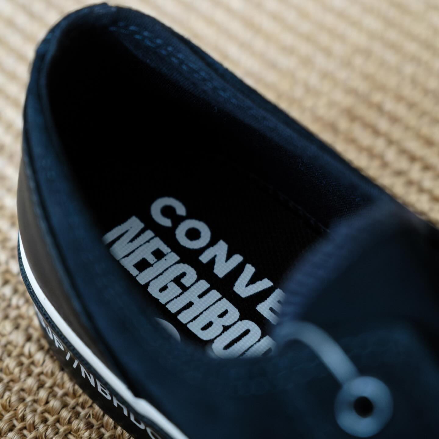 Neighborhood NBHD x Converse Jack Purcell "抵抗" Black 165604C 黑魂