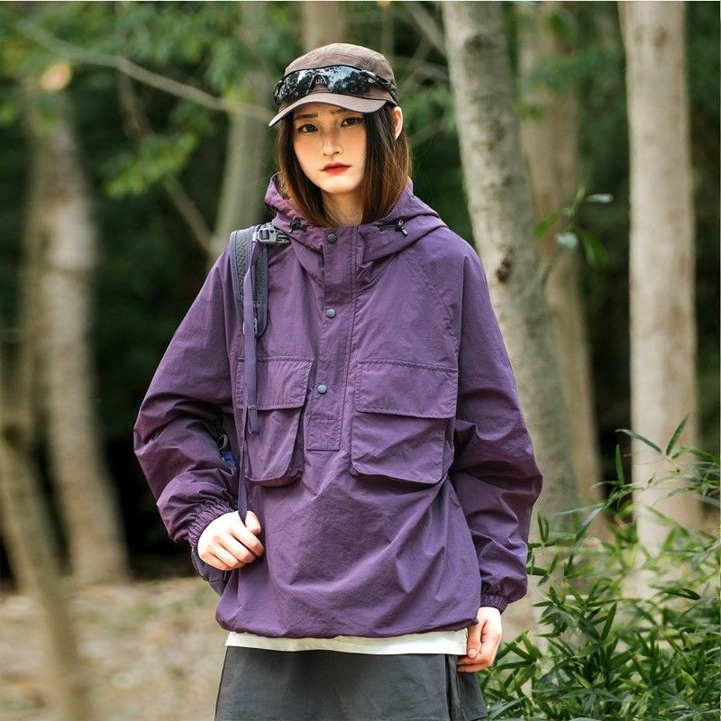 OutWild Waterproof Pullover Windbreaker 防潑水過頭笠外套