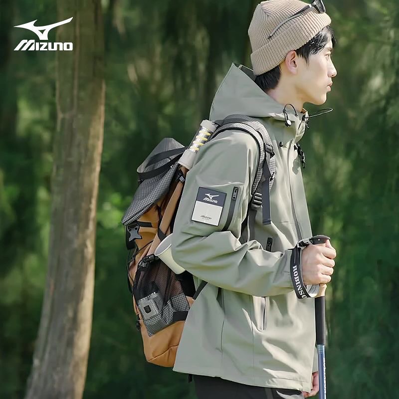 Mizuno Waterproof Mountain Patch Jacket 暴雨級防水硬殼式衝鋒衣