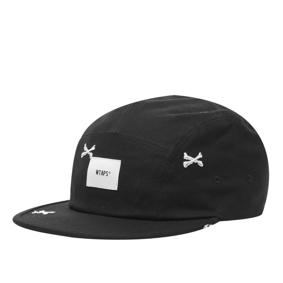 Wtaps T-5 02 Crossbones Cap / Cotton. Oxford. Textile Black 221HCDT-HT02