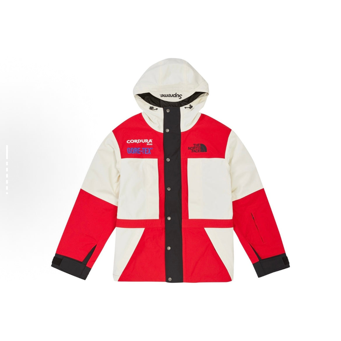 Supreme x The North Face TNF FW18 Expedition Jacket Cream White Cordura Gore-Tex 防風防水沖鋒衣 米白色