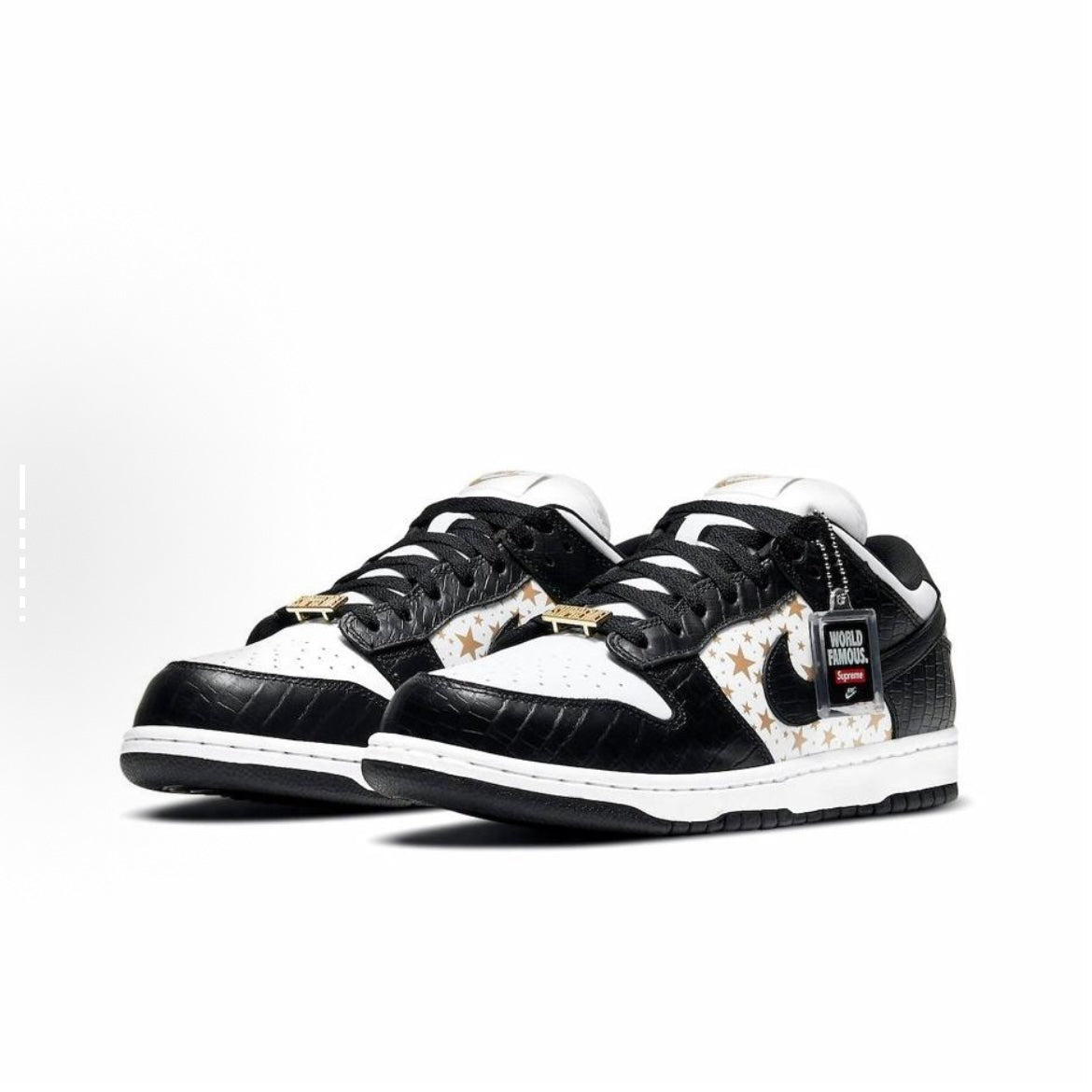Nike x Supreme SS21 Dunk Low Stars Black DH3228-102 星星 白金黑