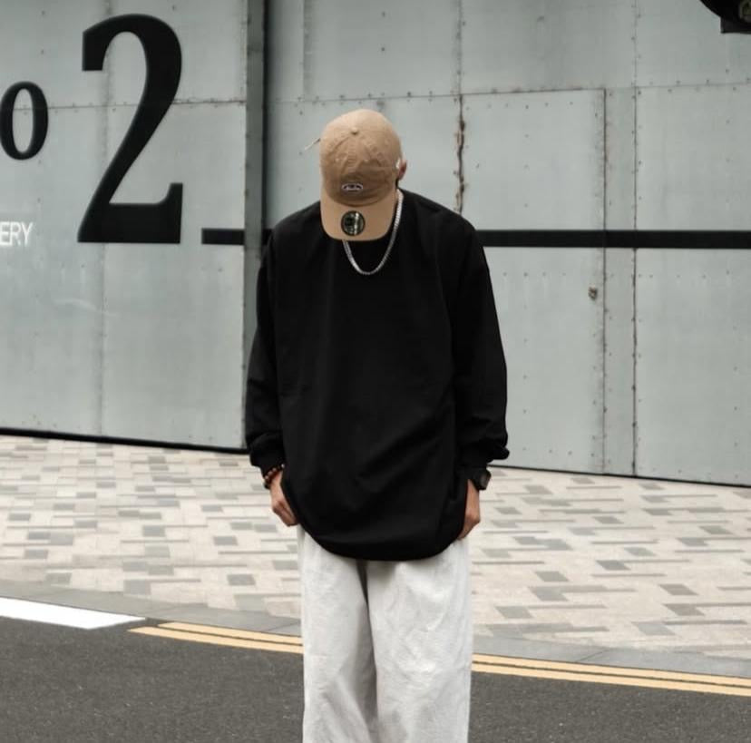 Pin Sktbs Basic Pocket LS Tee Green White