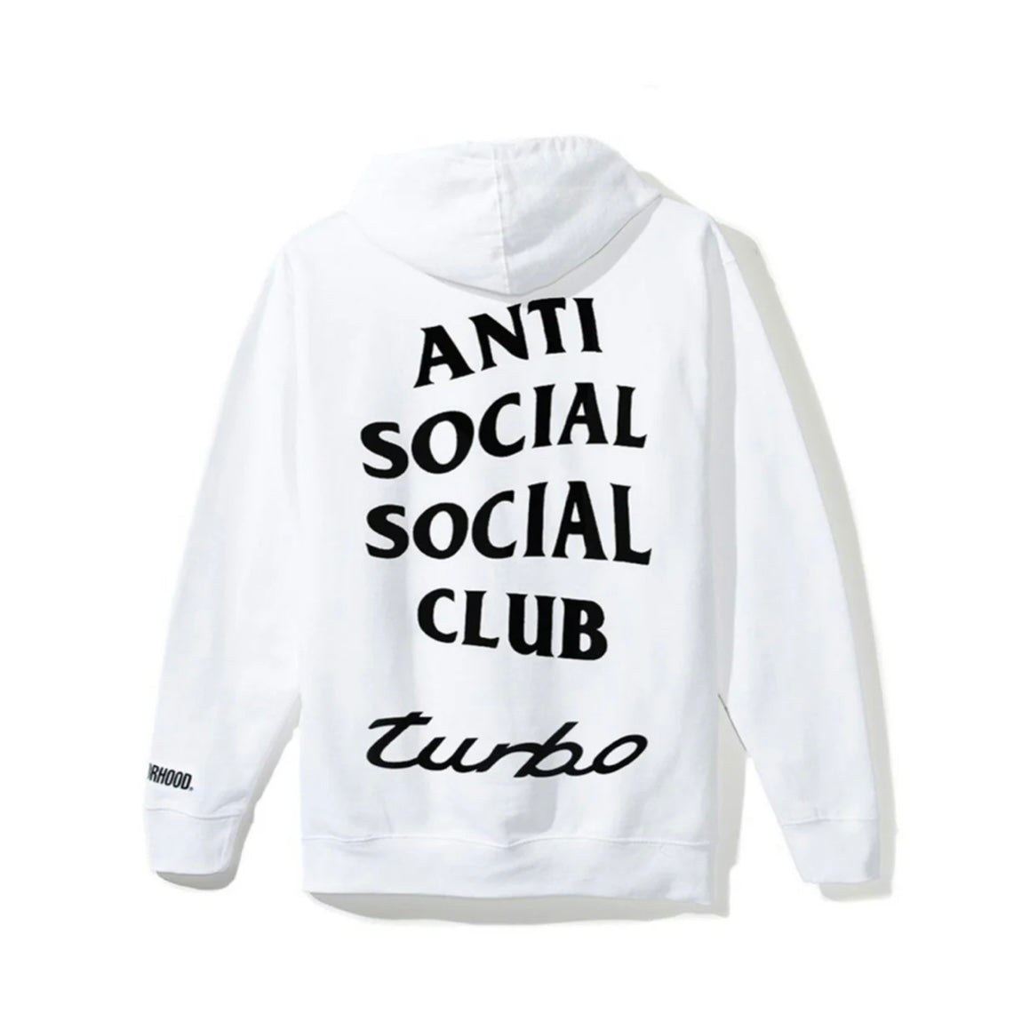 Anti Social Social Club ASSC x Neighborhood NBHD 911 Turbo Hooded Sweatshirt Hoodie White