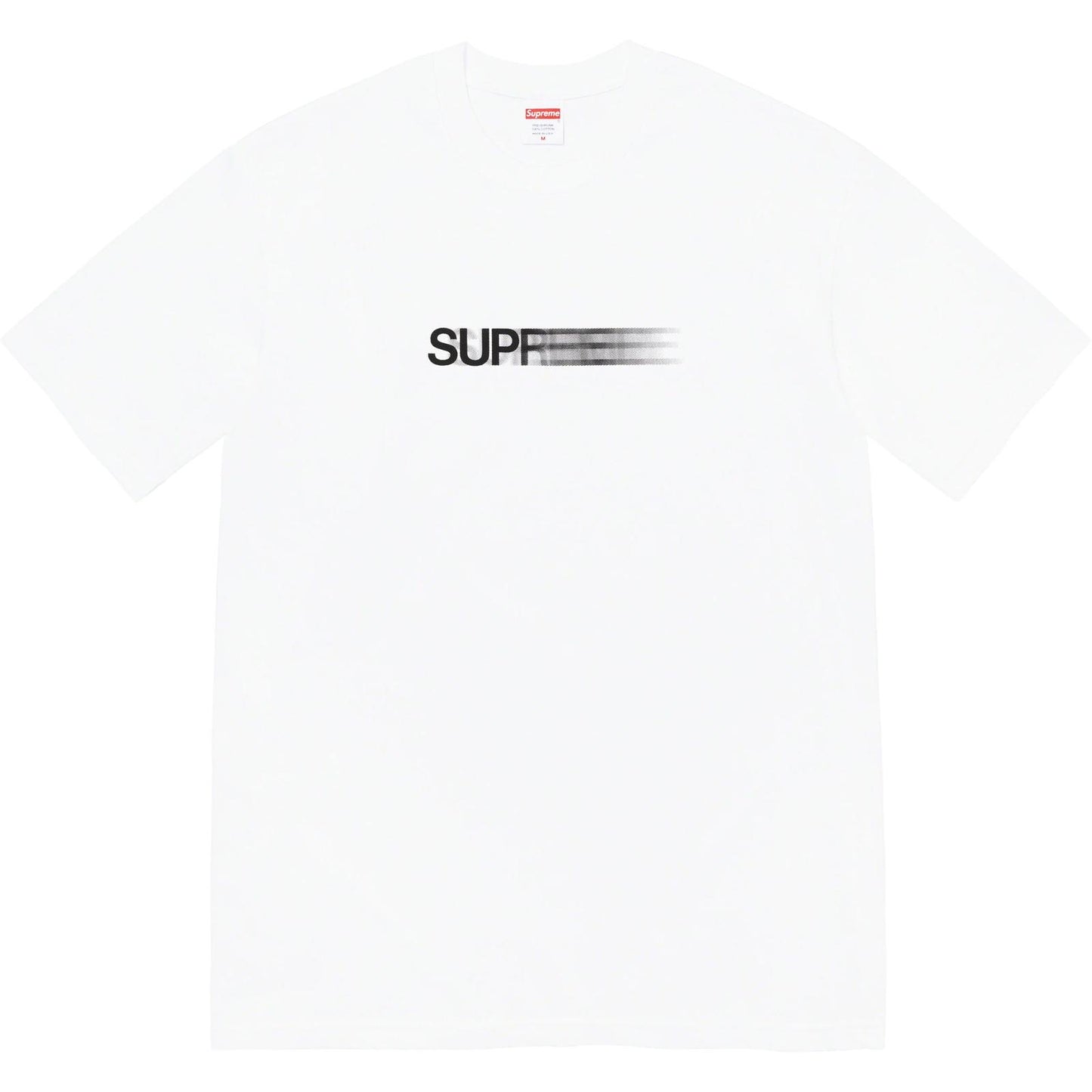 Supreme Motion Logo Tee Black Grey White Dark Green