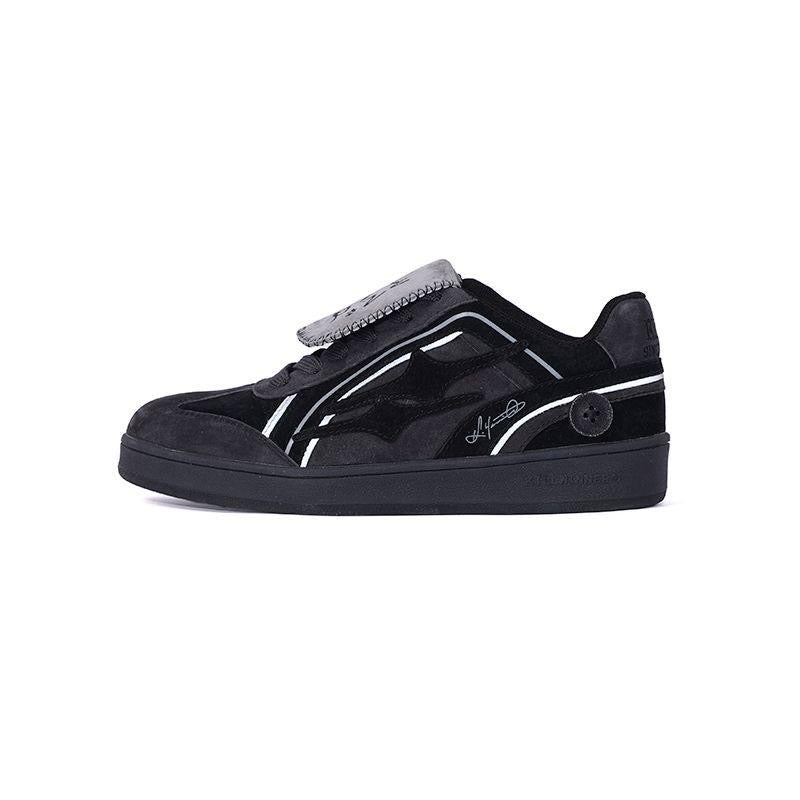 預訂 Preorder 韓國大熱 Killwinner 蕾絲花邊 緞帶 長舌 徳訓鞋 漆皮黑 German Trainer Patent Black