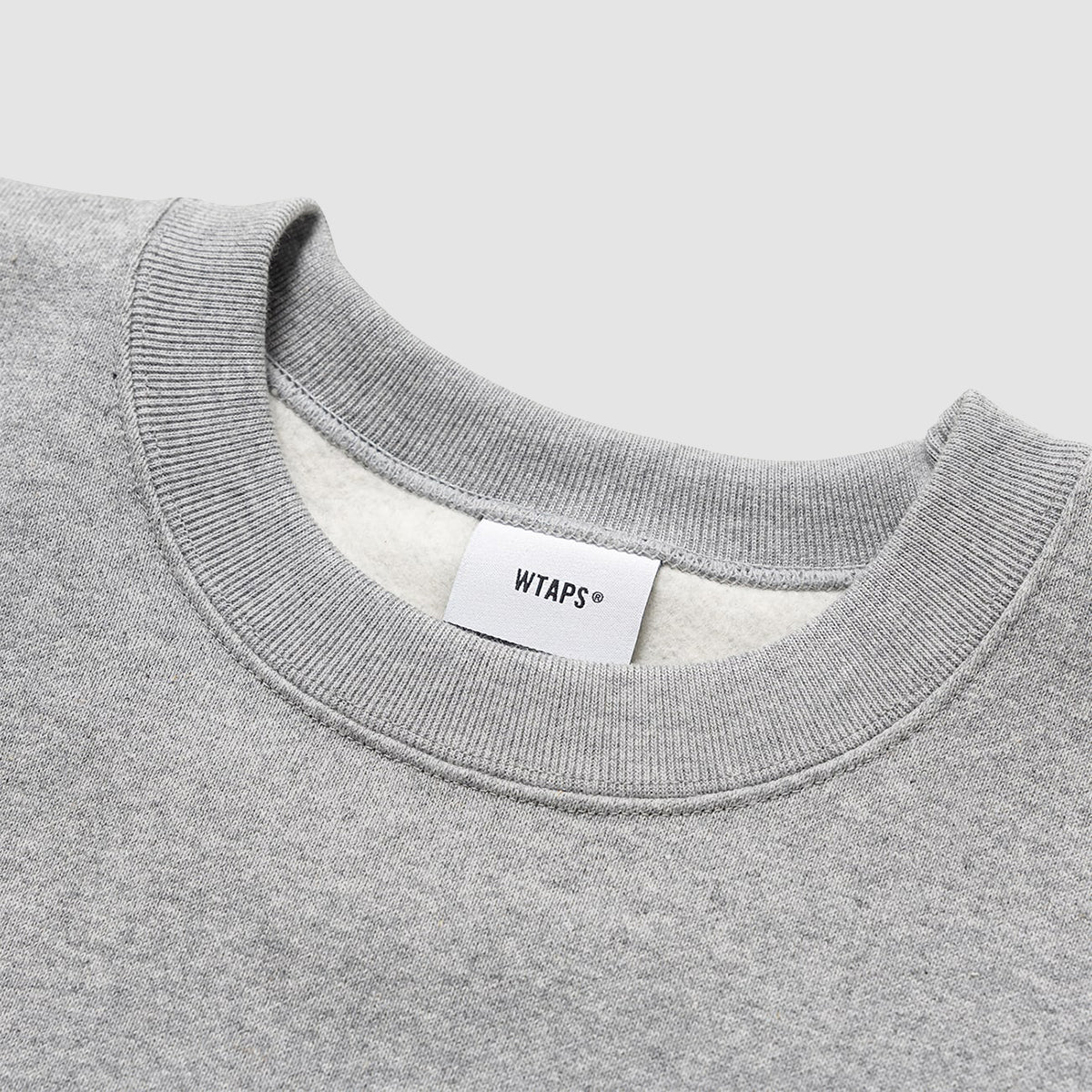 Wtaps Fortless Sweater / Cotton Grey 232ATDT-CPM01S Crewneck