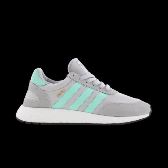 Adidas I-5923 (w) Grey Easy Green BB2747 Women i5923 Iniki Runner