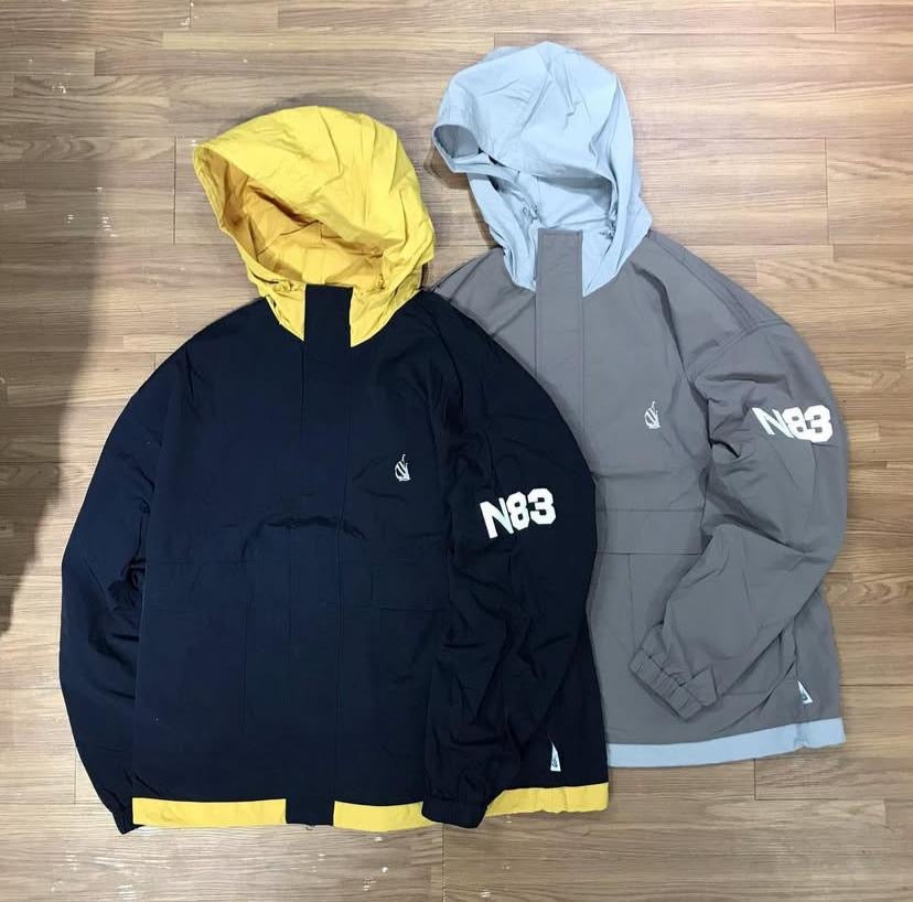 Nautica KR Color Block Windbreak Jacket Beige