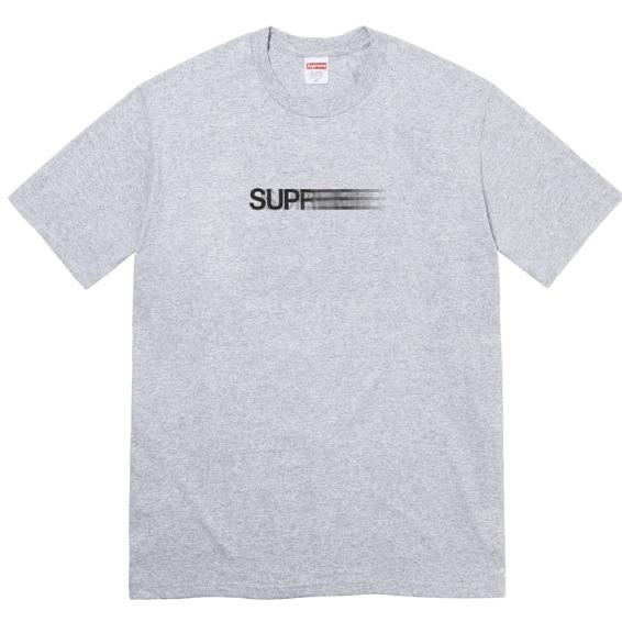 Supreme Motion Logo Tee Black Grey White Dark Green