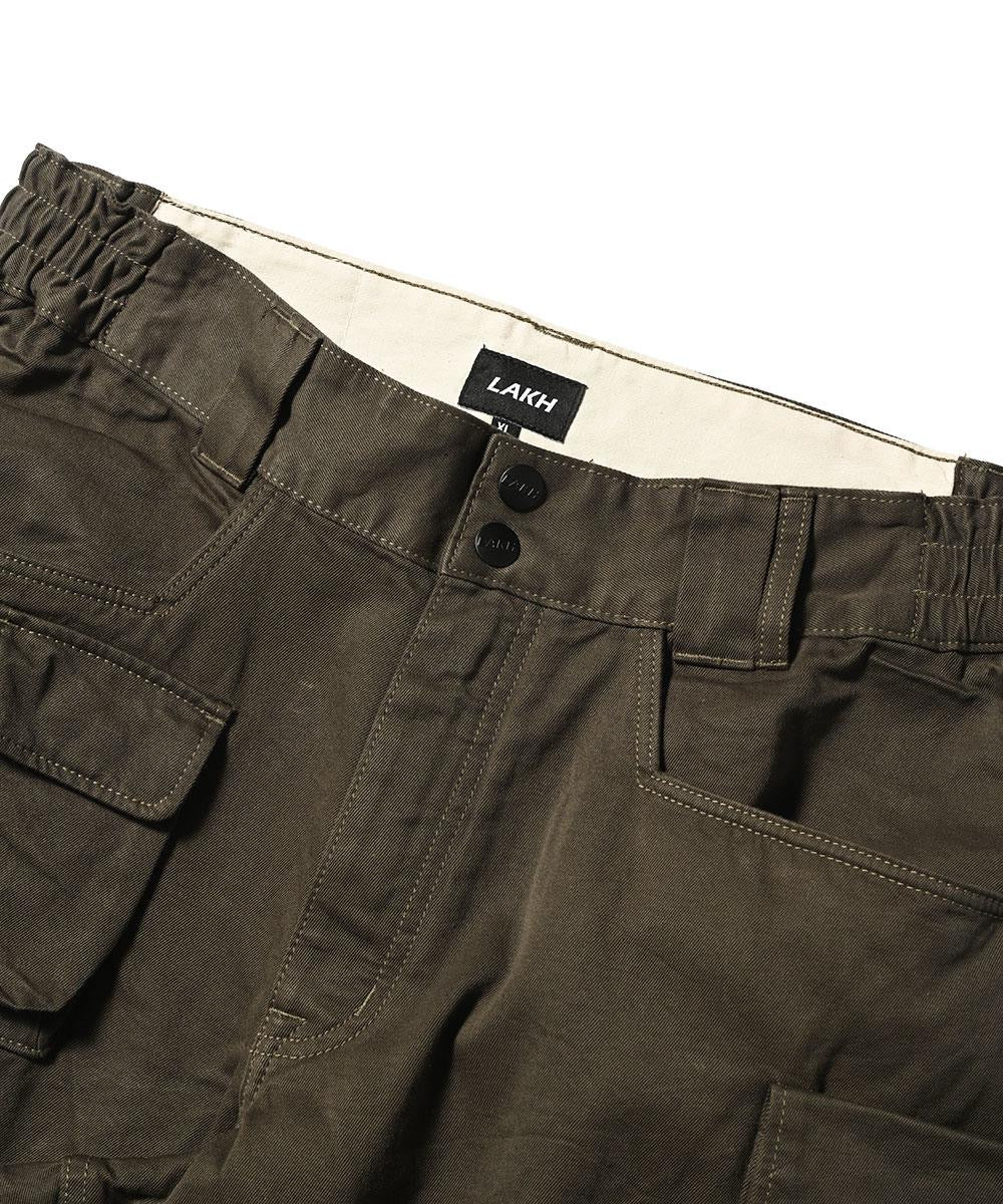 LAKH Supply 10 Pockets Cargo Pants Redline Olive TPC-RLOL