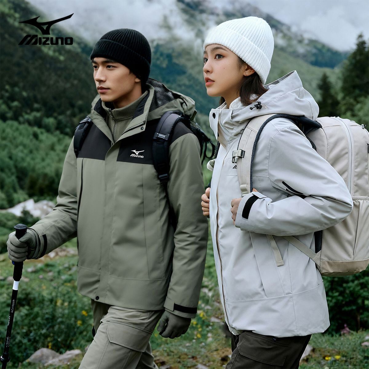 Mizuno 3-way Waterproof Jacket 暴雨級防水抓毛保暖衝鋒衣